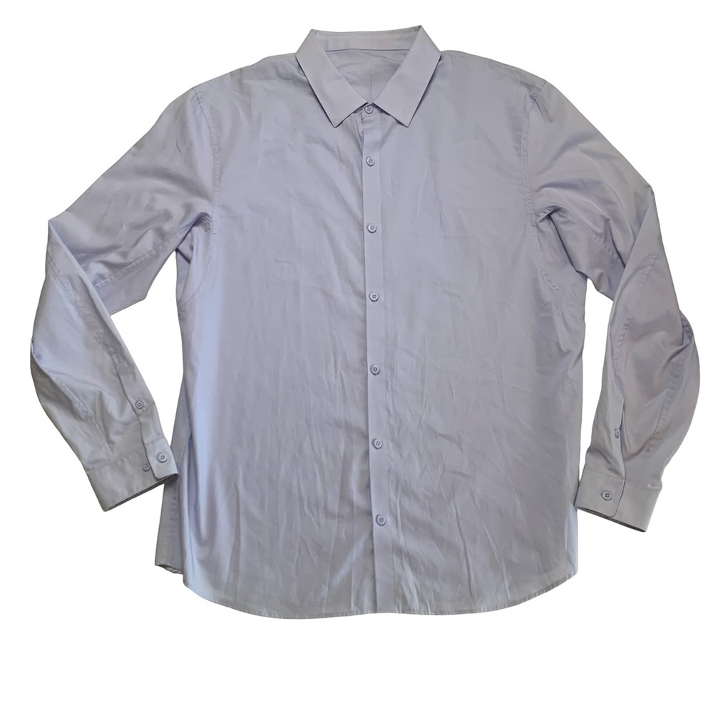 Lululemon Athletica Light Blue Button Down Mens Size XL